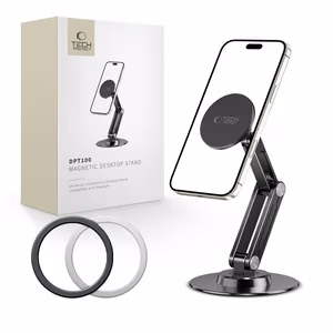 Tech-Protect DPT100 Magnetic MagSafe Desk Phone Holder - Black