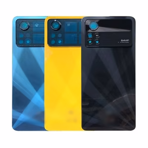 Galinis dangtelis skirtas Xiaomi Poco X4 Pro 5G / Laser Black / (su kameros stikliuku) / HQ