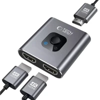 Tech-Protect HB07 HUB adapteris 2in1 HDMI 4K 60Hz - pilkas