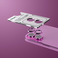 Etteri kameros lęšio apsauga iPhone 16 / 16 Plus rožinė