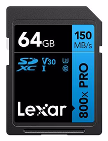 Lexar SDXC 64GB UHS-I atminties kortelė