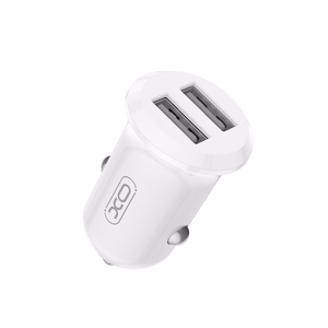 XO automobilinis įkroviklis CC67 12W 2x USB baltas
