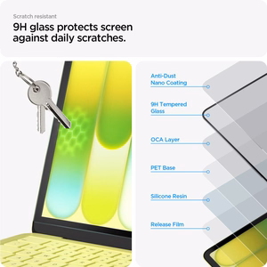Spigen Glas.tR Slim FC Tempered Glass Screen Protector for MacBook Neo 13" 2026 - Black