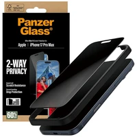 PanzerGlass Ultra-Wide Fit EasyAligner privatumo stiklas iPhone 17 Pro Max