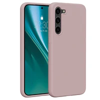 Etteri silikoninis dėklas telefonui Samsung Galaxy S23 Plus šviesiai rožinis