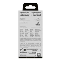 SBS TECABLEUSBIP589K USB-A - Lightning kabelis 1 m MFi sertifikuotas - juodas