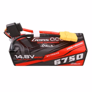 „Gens Ace“ G-Tech 6750 mAh, 14,8 V, 60C, 4S1P, 14# XT90 akumuliatorius