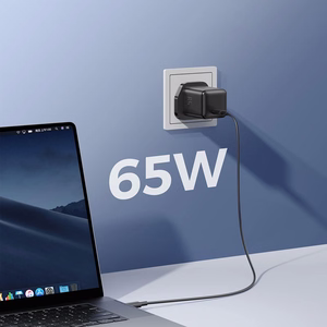 Joyroom JR-TCG18 65W sieninis įkroviklis 1 x USB-C (JK kištukas) - juodas