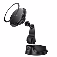Automobilinis telefono laikiklis Borofone BH136 MagSafe (dashboard) juodas