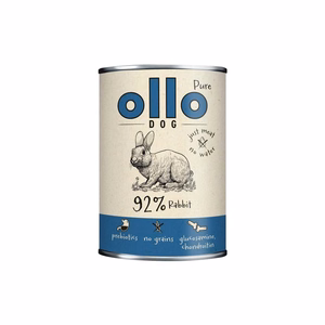 OLLO Pure Rabbit - drėgnas ėdalas šunims - 400g