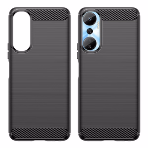 Karbono dėklas telefonui Infinix Hot 20 (m) - juodas