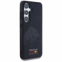 RED BULL dėklas telefonui SAMSUNG S25 Ultra RBHMS25L24PUBUFV (Magnetinis tinklelis PU su įspaustu buliu) tamsiai mėlyna