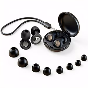 Tech-Protect QuietFit силиконовые беруши с акустическим фильтром - черный