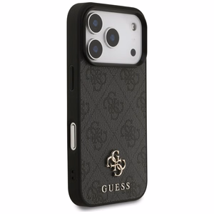 Guess 4G Small Classic Logo MagSafe dėklas iPhone 17 Pro - juodas