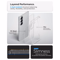 SPIGEN dėklas ULTRA HYBRID skirtas SAMSUNG S26 Plus crystal clear