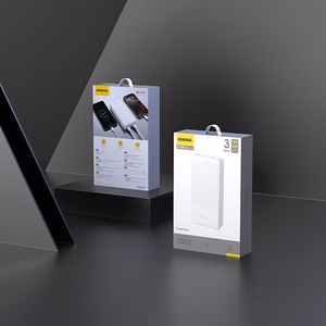Dudao K10Pro išorinė baterija 2.4A 20000mAh 2 x USB-A - baltas