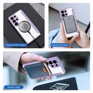 Чехол Dux Ducis "Skin X Pro" для Samsung S938 S25 Ultra фиолетовый