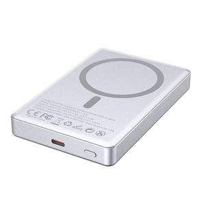 BWOO ultra-slim aluminium magnetic išorinė baterija P76 PD 20W 10000 mAh with digital display and USB-C port juodas