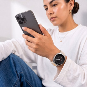 Tech-Protect Nylon Clasp dirželis, skirtas „Samsung Galaxy Watch 40/44/46 mm“ – smėlio spalvos