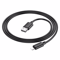 Kabelis USB A į Lightning Hoco 2,4A 1 m X88 juodas