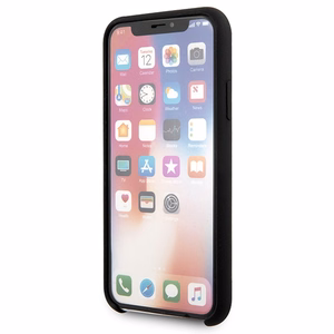 Karl Lagerfeld Blizgus Bauhaus iPhone X/XS Dėklas - juoda