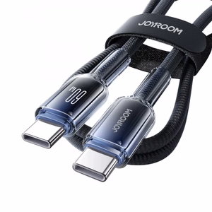 USB laidas Joyroom S-A42 juodas Type-C / Type-C 120cm (iki 60W)