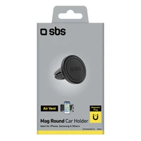 SBS TESUPMAGMCLIP magnetinis išmaniojo telefono laikiklis, skirtas oro angai - juodas