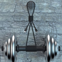 Dudao L9X 30W USB-C - Lightning kabelis 1m - juodas