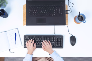 Trust Primo klaviatūra USB QWERTY Anglų (JAV) Juoda