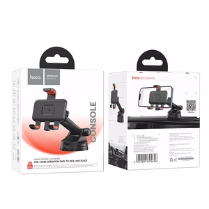 Automobilinis telefono laikiklis Hoco H22 (dashboard/windshield) juodas