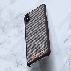 Чехол Nordic Elements Saeson Idun Pattern 1 для iPhone XS Max, тёмно-коричневый