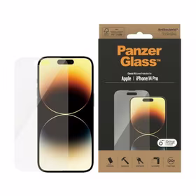 PanzerGlass Classic Fit antibakterinis stiklas iPhone 14 Pro