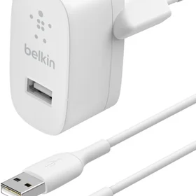 Įkroviklis Belkin Boost Charge 12W USB-A + USB-A to Lightning cable 1.0m baltas
