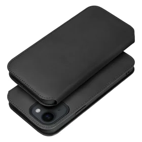 DUAL POCKET knygos dėklas IPHONE 17 Pro juodas