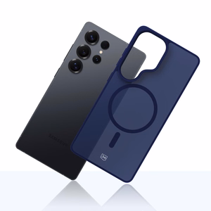 3mk Smoke MagCase для Samsung Galaxy S25 Ultra синe-полупрозрачный