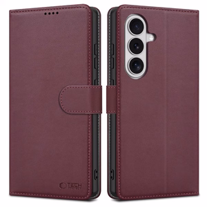 Tech-Protect Piniginė Dėklas for Samsung Galaxy S26 - bordo