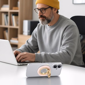 "Tech-Protect" MMR700 "Lamano MagSafe" magnetinis telefono laikiklis - rožinio aukso spalvos