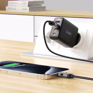 Acefast C15-04 кабель USB-A — USB-C с дисплеем 480Mb/s 66W 1.2м — чёрный