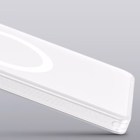 Benks magnetinis Lucid Armor dėklas (0045) Samsung Galaxy S25 Plus Ultra telefonui, baltas