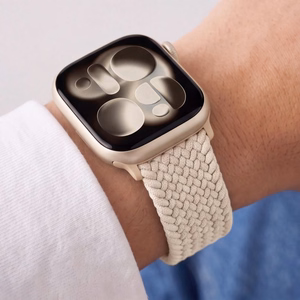 TECH-PROTECT NYLONMAG APPLE WATCH 6 / 7 / 8 / 9 / 10 / SE (40 / 41 / 42 MM) NATURAL TITANIUM