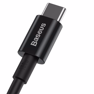 Baseus Superior USB kabelis USB 2.0 1 m USB C Juoda