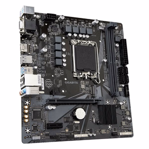 GIGABYTE H610M H V2 материнская плата Intel Core 14-го поколения, 4+1+1 гибридный VRM, DDR5 до 5600 МГц, 1xPCIe 3.0 M.2, GbE LAN, USB 3.2 Gen 1