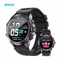 BWOO išmanusis laikrodis WA-08 1.43" AMOLED juodas