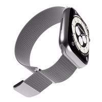 Puro Milanese nerūdijančio plieno Apple Watch dirželis 38/40/41mm - sidabrinis