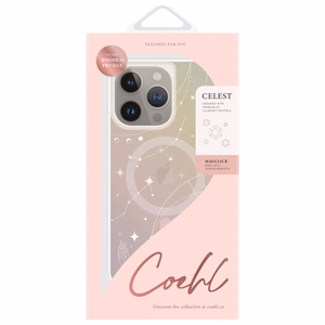Uniq Coehl Celest Magnetinis įkrovimo dėklas iPhone 16 Pro Max - vaivorykštinis