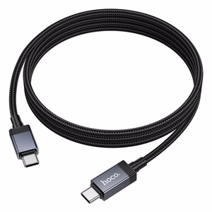 Kabelis USB C į USB C Hoco 3A 60W su ekranu 1 m X118 juodas