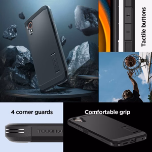 Spigen Tough Armor Dėklas telefonui Samsung Galaxy Xcover 7 Pro - juodas