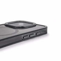 3mk Blizgučių dėklas telefonui MagSafe suderinamas iPhone 17 - juodas