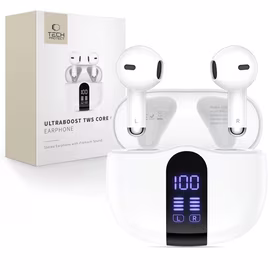 Tech-Protect UltraBoost TWS Core G2 ausinės - baltos