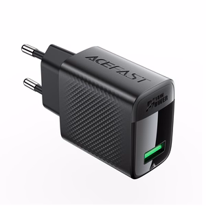 Įkroviklis Acefast A90 18W USB-A juodas